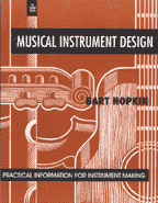 Musical Instrument Design, by Bart Hopkin cover graphic