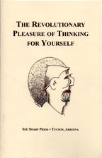 The Revolutionary Pleasure of Thinking for Yourself cover graphic