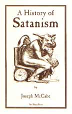 A History of Satanism, by Joseph McCabe cover graphic