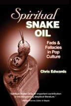 Spiritual Snake Oil, by Chris Edwards,  
 cover graphic